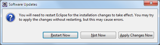 Eclipse Restart